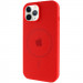 Чехол Silicone Case Full Protective (AA) with Magnetic Safe для Apple iPhone 11 Pro Max (6.5") (Красный / Red)