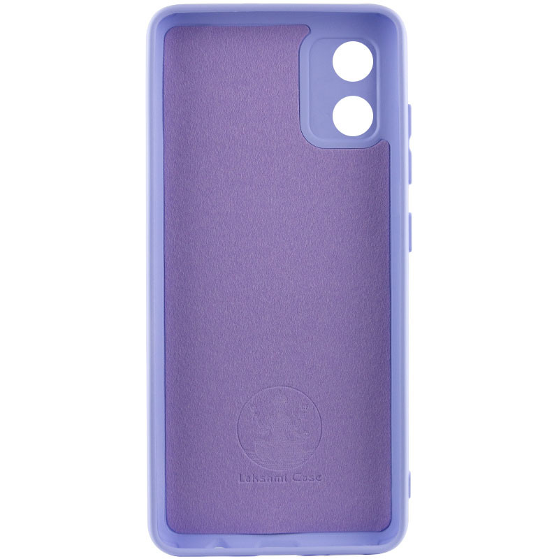 Фото Чохол Silicone Cover Lakshmi Full Camera (A) на Motorola Moto E13 (Бузковий / Dasheen) на vchehle.ua