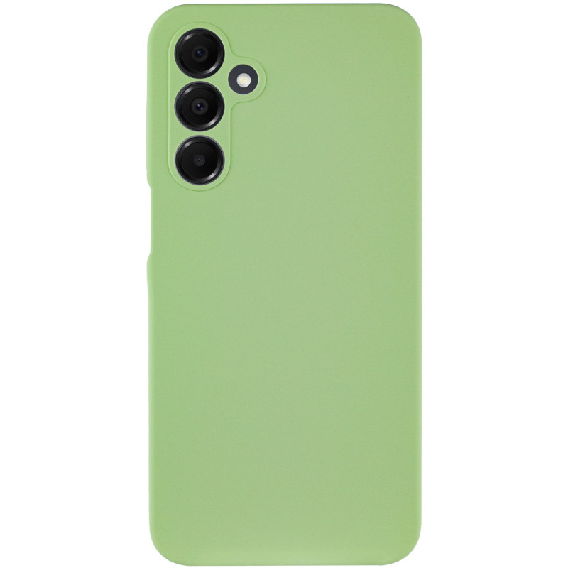 Фото Чохол Silicone Cover Lakshmi Full Camera (AA) на Samsung Galaxy A16 4G/5G (Зелений / Pistachio) на vchehle.ua