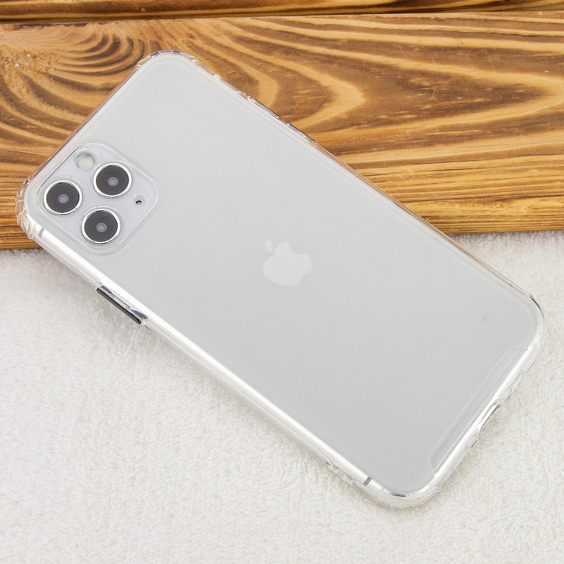 Фото TPU чехол Сolor matte для Apple iPhone 11 Pro Max (6.5") (Прозрачный) на vchehle.ua