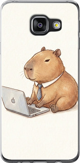 Чехол Funny Capybara CEO Working для Samsung Galaxy A3 (2016) A310F