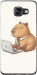 Чехол Funny Capybara CEO Working для Samsung Galaxy A3 (2016) A310F