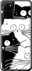 Чехол Коты v2 для Samsung Galaxy S20 Plus
