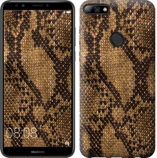 

Чохол Зміїна шкіра для Huawei Y7 Prime (2018) 676057