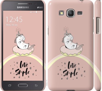 

Чехол Единорожка в пончике для Samsung Galaxy J2 Prime 719189