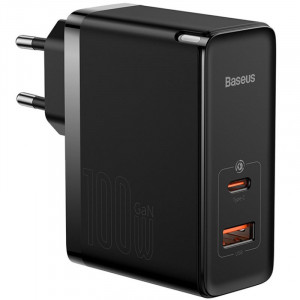 МЗП Baseus GaN5 Pro Type-C+USB 100W EU (CCGP09020)