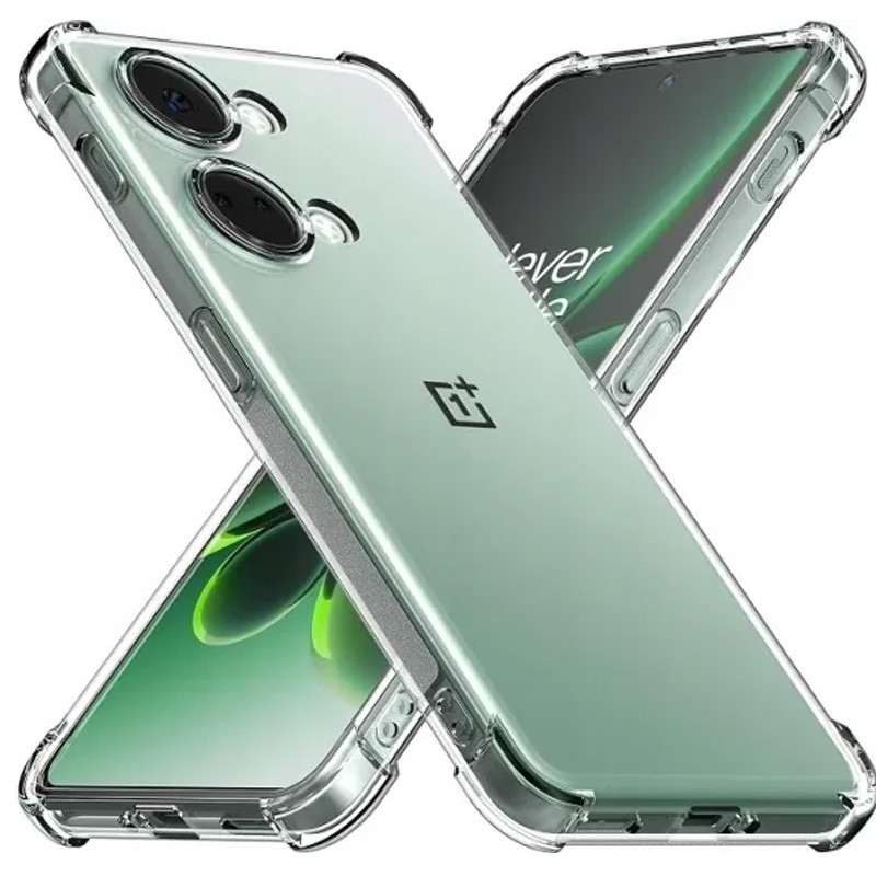 TPU чехол GETMAN Ease logo усиленные углы Full Camera для OnePlus Nord 3 (Бесцветный (прозрачный))