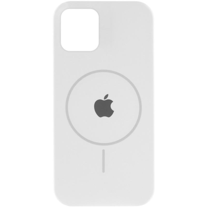 Фото Чохол Silicone Case Full Protective (AA) with Magnetic Safe на Apple iPhone 11 Pro Max (6.5") (Білий / White) на vchehle.ua