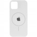 Фото Чохол Silicone Case Full Protective (AA) with Magnetic Safe на Apple iPhone 11 Pro Max (6.5") (Білий / White) на vchehle.ua