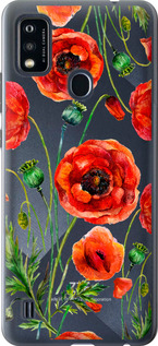 

Чехол Нарисованные маки для ZTE Blade A51 1633751