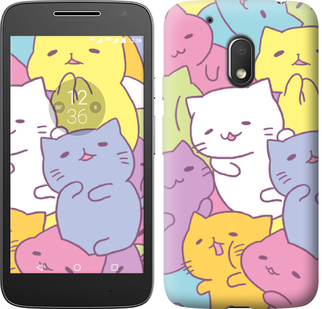 Чехол Котики для Motorola Moto G4 Play