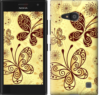 

Чехол Красивые бабочки для Nokia Lumia 730 629932