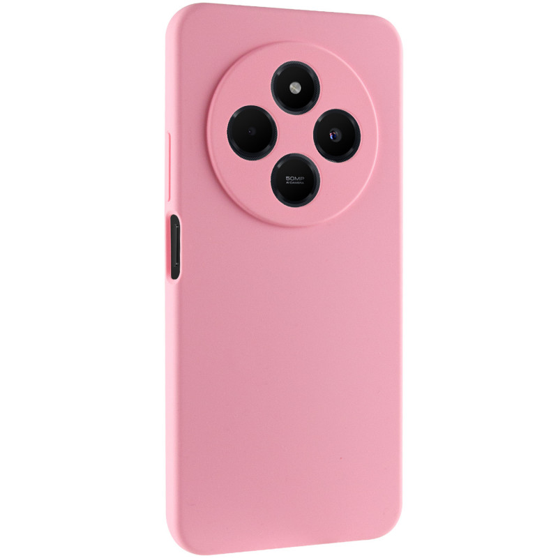 Чохол Silicone Cover Lakshmi Full Camera (AAA) на Xiaomi Redmi 14C / Poco C75 (Рожевий / Light pink)