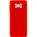 Чехол Silicone Cover Lakshmi Full Camera (A) для Xiaomi Poco X3 NFC / Poco X3 Pro (Красный / Red)