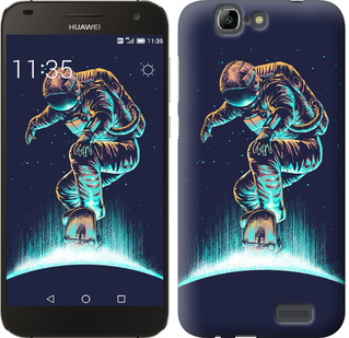 

Чохол Космонавт на скейтборді на Huawei Ascend G7 591513