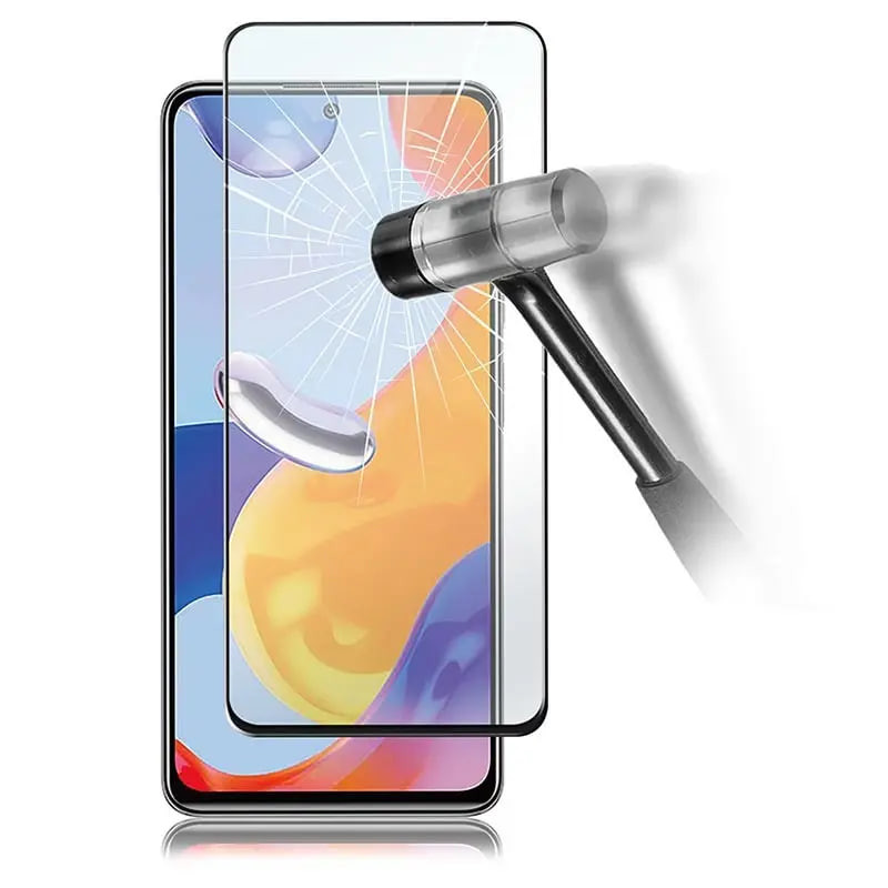 Фото Защитное стекло 2.5D CP+ (full glue) для Xiaomi Redmi Note 11 Pro 4G/5G / 12 Pro 4G (Черный) в магазине vchehle.ua