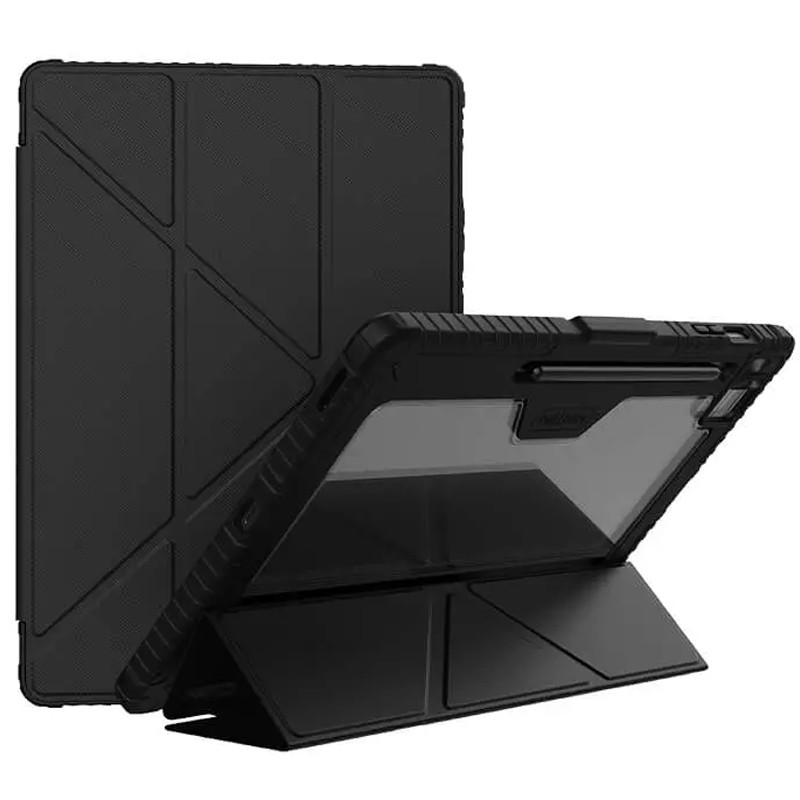 Фото Чохол-книжка Nillkin Bumper Pro Multi-angle Samsung Galaxy Tab S10 FE+ (13.1") (Black) на vchehle.ua