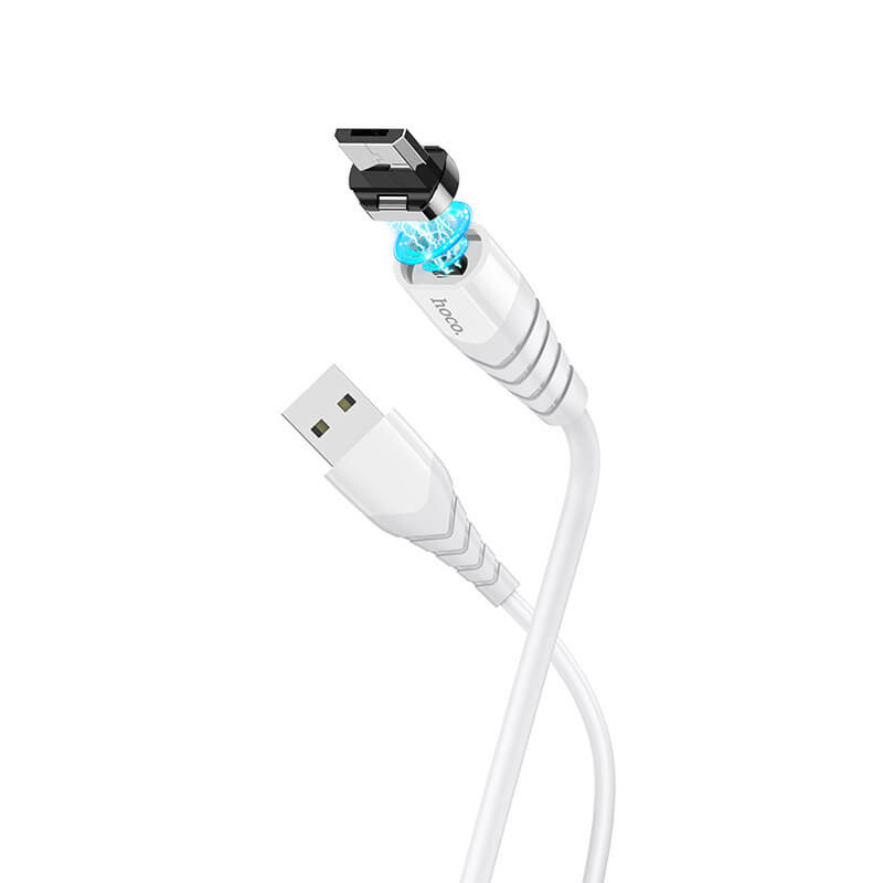 Дата кабель Hoco X63 "Racer" USB to MicroUSB (1m) (Белый)