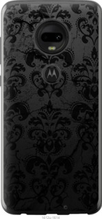 Чохол Візерунок чорний на Motorola Moto G7
