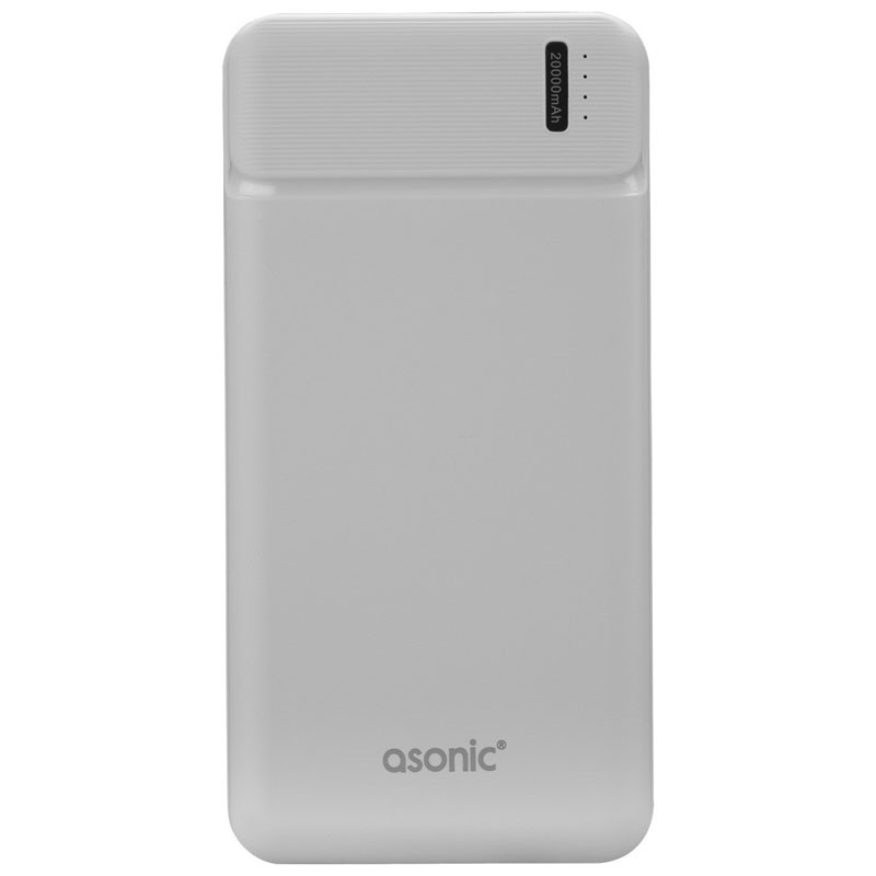 

Портативное зарядное устройство Power Bank Qsonic AS-P20 2USB 2.1A 20000 mAh (Белый) 1333476