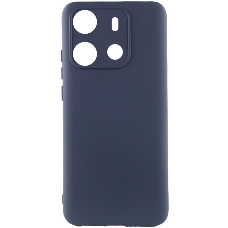 Чохол Silicone Cover Lakshmi Full Camera (A) на Tecno Spark Go 2023 (Синій / Midnight Blue)