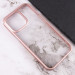 Фото TPU+PC чехол Chrome Buttons для Apple iPhone 13 Pro Max (6.7") (Розовый) на vchehle.ua