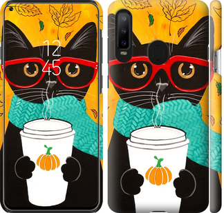 

Чехол Осенний кот для Samsung Galaxy A8S 698139