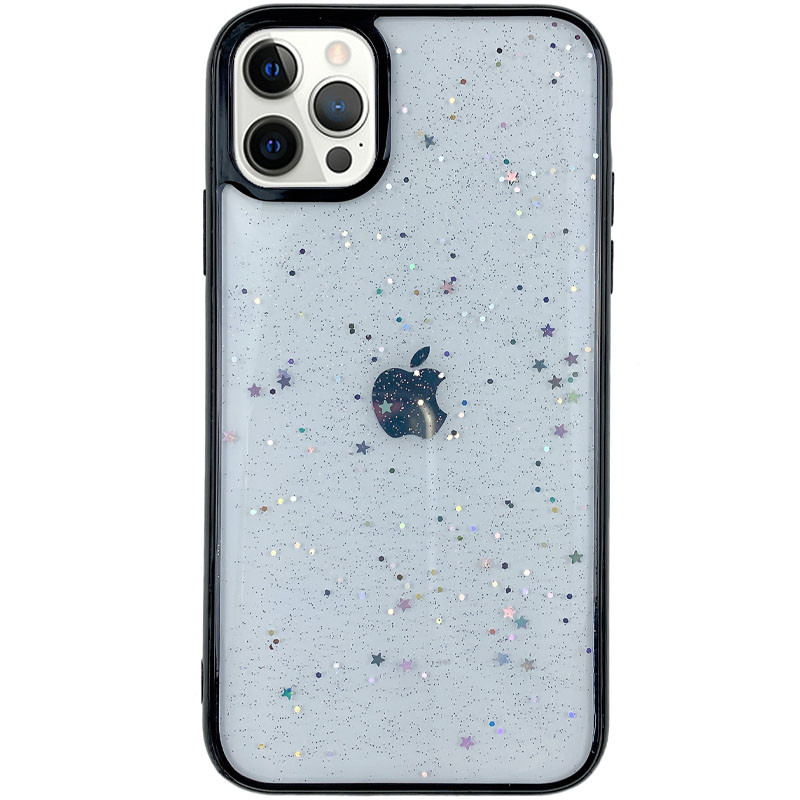 

TPU+PC чехол Shiny Stars для iPhone 12 (Черный) 1091526
