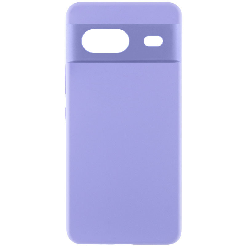 Чохол Silicone Cover Lakshmi Full Camera (AAA) на Google Pixel 8a (Бузковий / Dasheen)