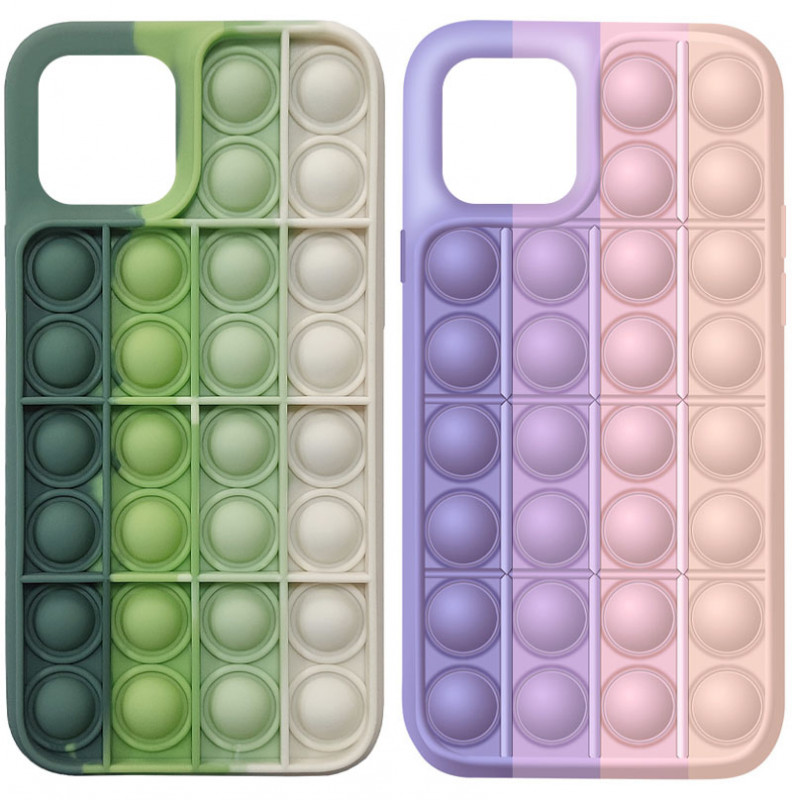 Cиликоновый 3D чехол-антистресс Pop it для Apple iPhone 11 Pro Max (6.5")