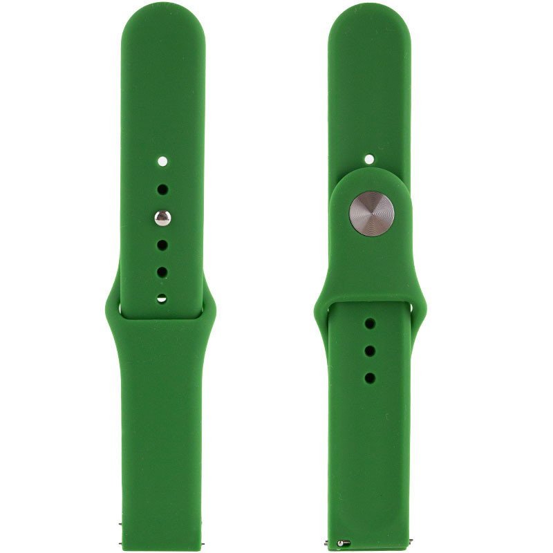Ремешок Silicone Band для Xiaomi Amazfit/Samsung 22 mm (Зеленый / Green)
