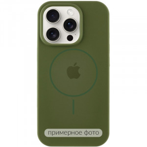 Чехол Silicone Case Full Protective (AA) with Magnetic Safe для Apple iPhone 16 Plus (6.7")