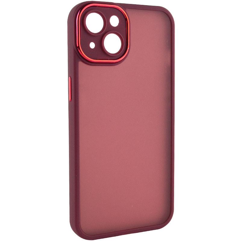 TPU+PC чохол Accent на Apple iPhone 13 (6.1") (Magenta)