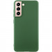 Чехол Silicone Cover Lakshmi (AA) для Samsung Galaxy S21 (Зеленый / Dark green)