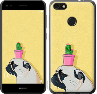 

Чохол Мопс з кактусом на Huawei P9 Lite mini 795734