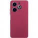 Чехол TPU GETMAN Liquid Silk Full Camera для Infinix Hot 40i (Бордовый / Marsala)