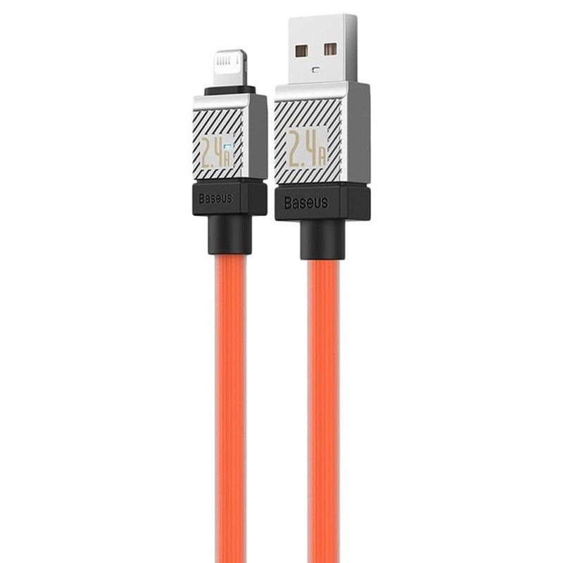 Фото Дата кабель Baseus CoolPlay Series USB to Lightning 2.4A (1m) (CAKW00040) (Orange) в магазине vchehle.ua