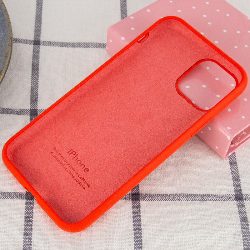 Фото Чехол Silicone Case Full Protective (AA) для Apple iPhone 11 Pro Max (6.5") (Красный / Red) в магазине vchehle.ua