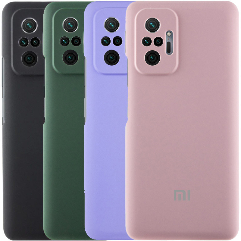 Чохол Silicone Cover Lakshmi Full Camera (AAA) with Logo для Xiaomi Redmi Note 10 Pro Max