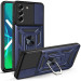 Купить Ударопрочный чехол Camshield Serge Ring для Samsung Galaxy S22+ (Синий) на vchehle.ua