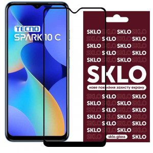 Захисне скло SKLO 3D на TECNO Spark 10C