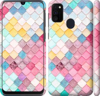 

Чехол Красочная черепица для Samsung Galaxy M30s 860733