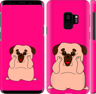 

Чехол Весёлый мопс для Samsung Galaxy S9 928240