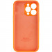 Фото Чехол Silicone Case Full Camera Protective (AA) для Apple iPhone 14 Pro (6.1") (Оранжевый / Kumquat) на vchehle.ua