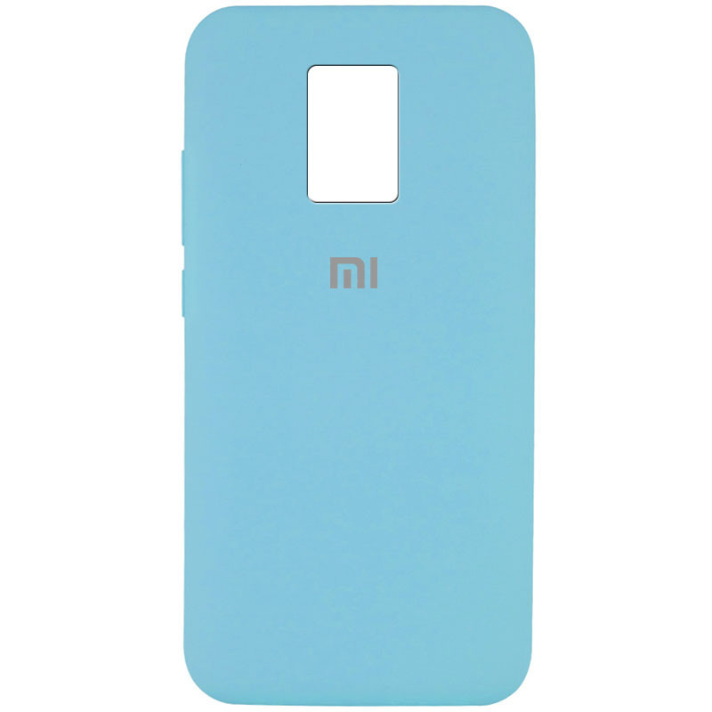 

Чехол Silicone Cover Full Protective (AA) для Xiaomi Redmi Note 9 Pro (Голубой / Light Blue) 898479