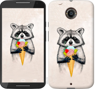 

Чехол Енотик с мороженым для Motorola Moto X2 801450