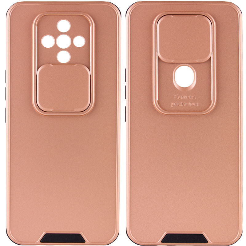 

TPU+PC чехол Lens series для TECNO Spark 6 (Rose Gold) 1223914