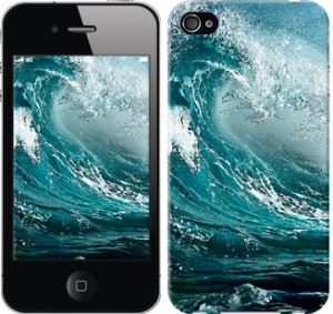 Чехол Морская волна для iPhone 4
