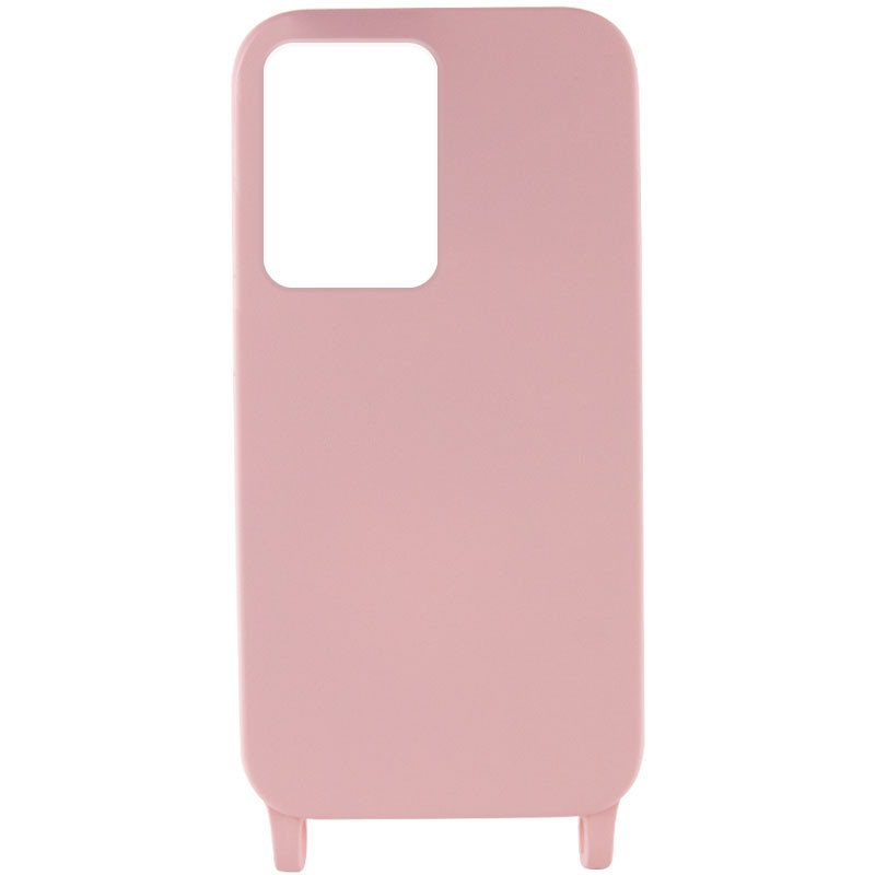 Фото Чехол Cord case c длинным цветным ремешком для Samsung Galaxy S20 Ultra (Розовый / Pink Sand) на vchehle.ua