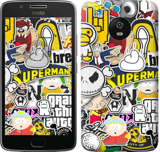 

Чехол Popular logos для Motorola Moto G5 628156